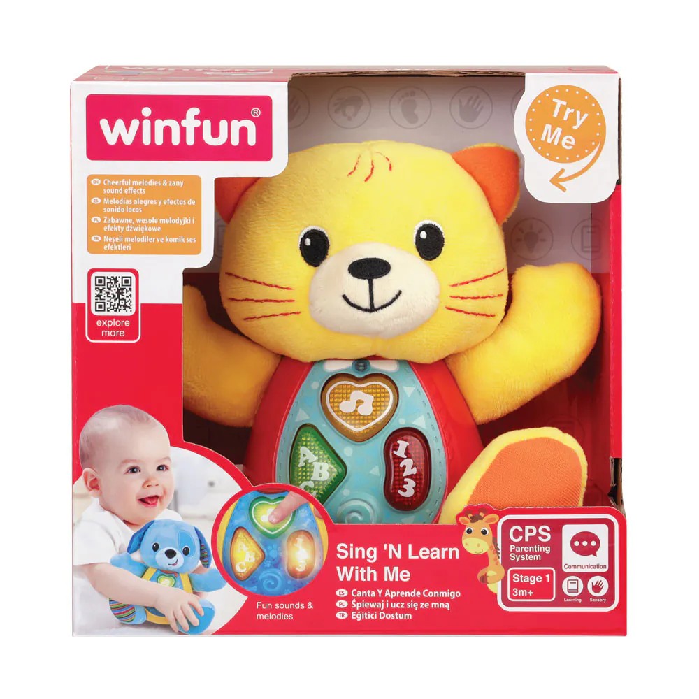 Jucarie bebelusi interactiva Pisoi Winfun - poza 2