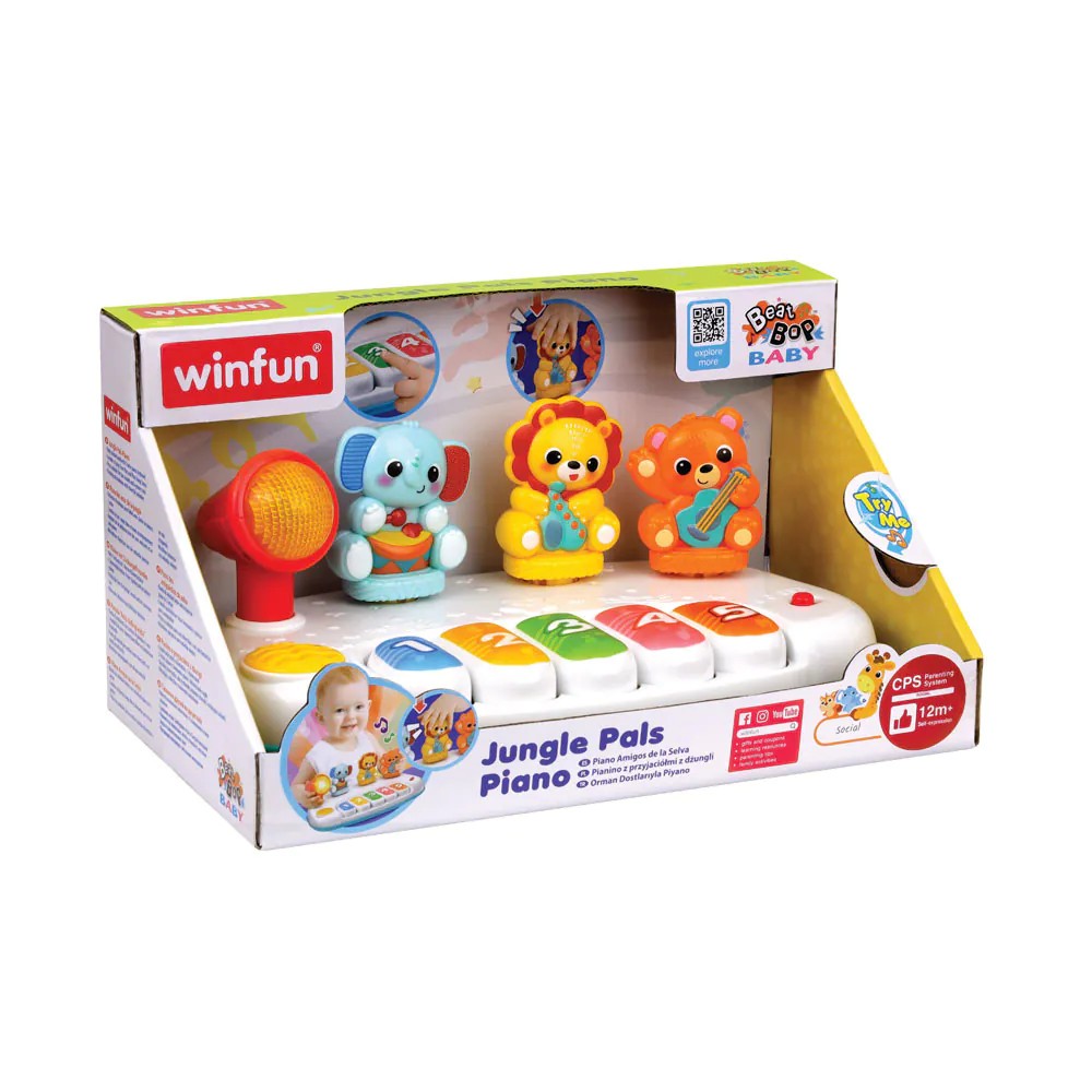 Jucarie bebelusi Pian Winfun Jungle Pals - poza 4