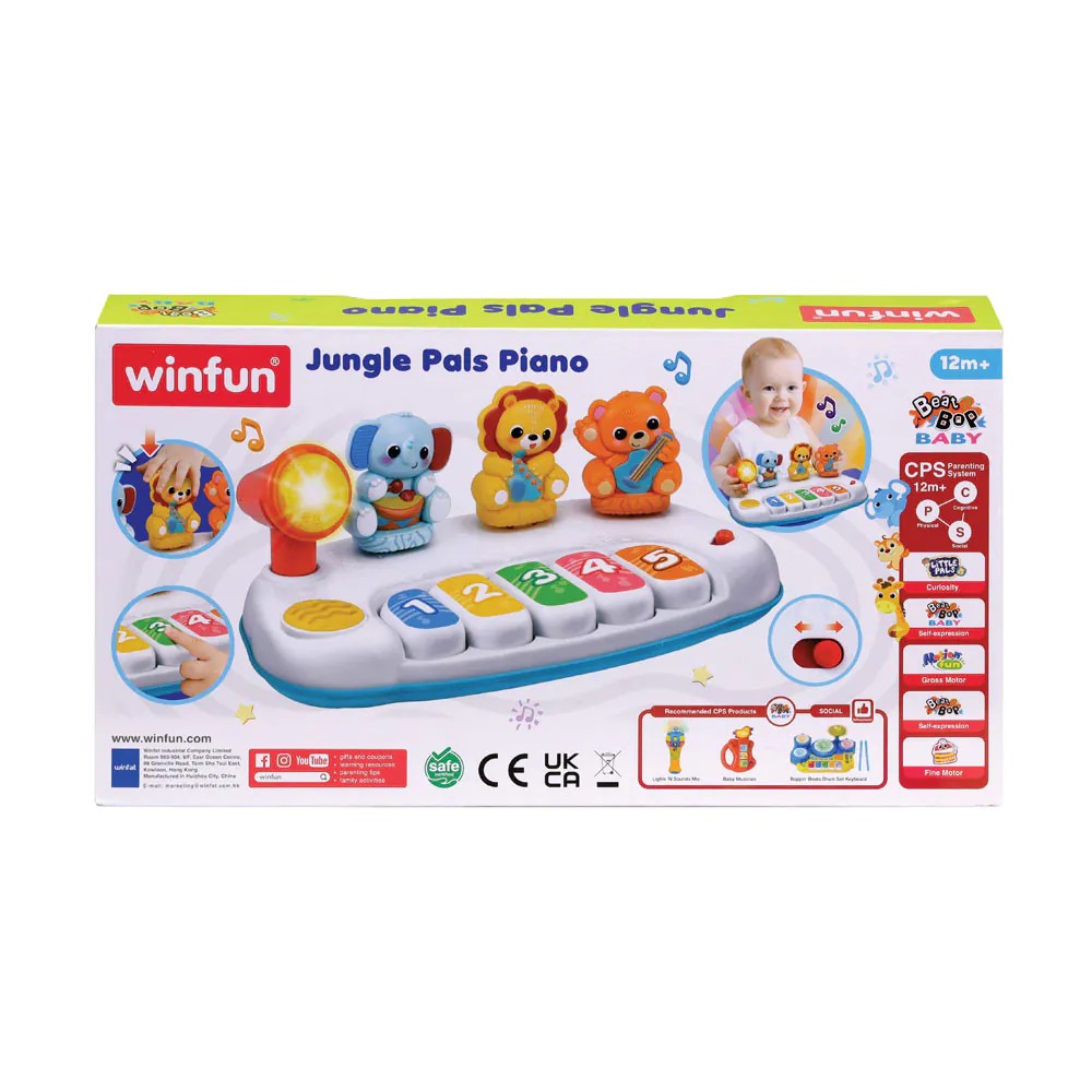 Jucarie bebelusi Pian Winfun Jungle Pals - poza 5
