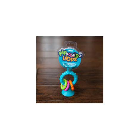 Jucarie bebelusi pipSquigz Loops Turcoaz - poza 2