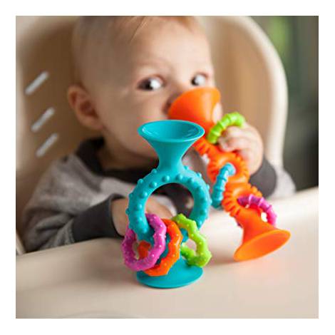 Jucarie bebelusi pipSquigz Loops Turcoaz - poza 3