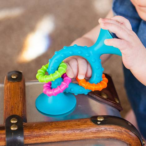 Jucarie bebelusi pipSquigz Loops Turcoaz - poza 5