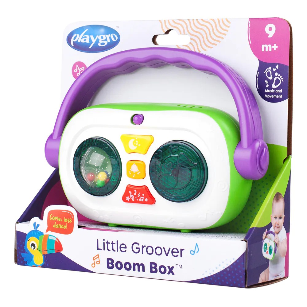 Jucarie bebelusi Radio cu sunete si lumini Playgro Activity Little Groover - poza 3