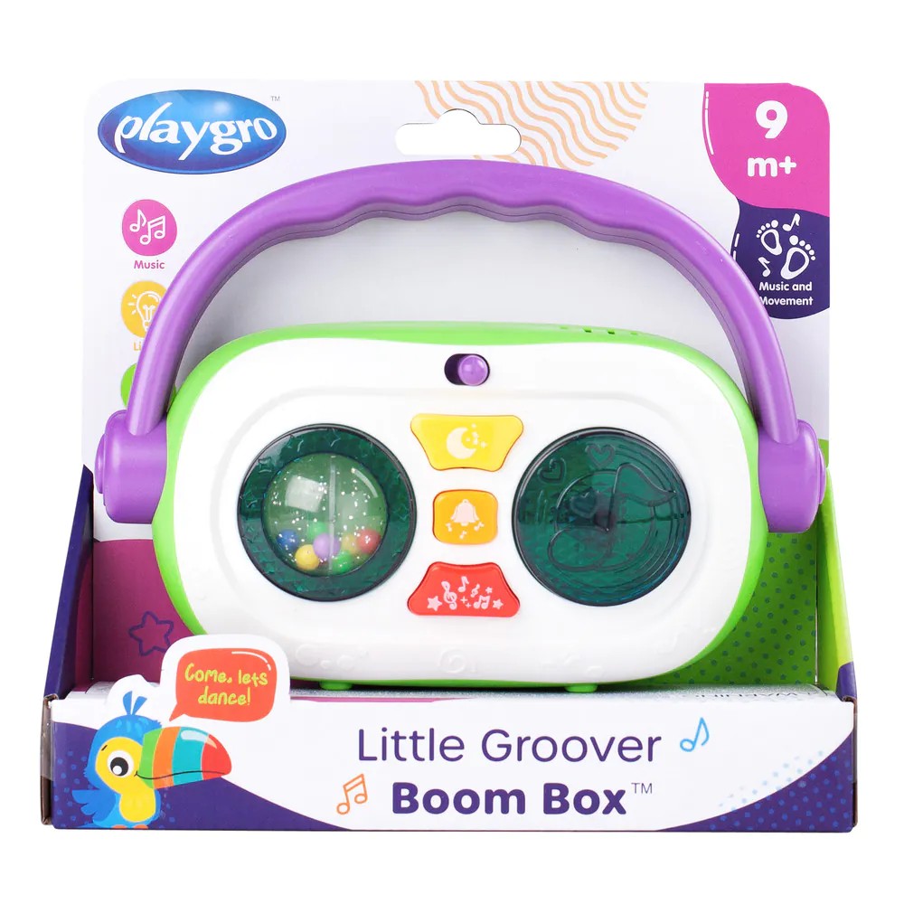 Jucarie bebelusi Radio cu sunete si lumini Playgro Activity Little Groover - poza 5