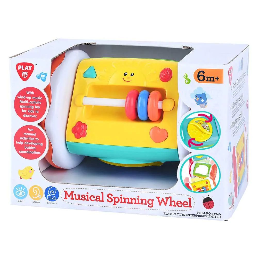 Jucarie bebelusi roata muzicala cu activitati PlayGo - poza 2