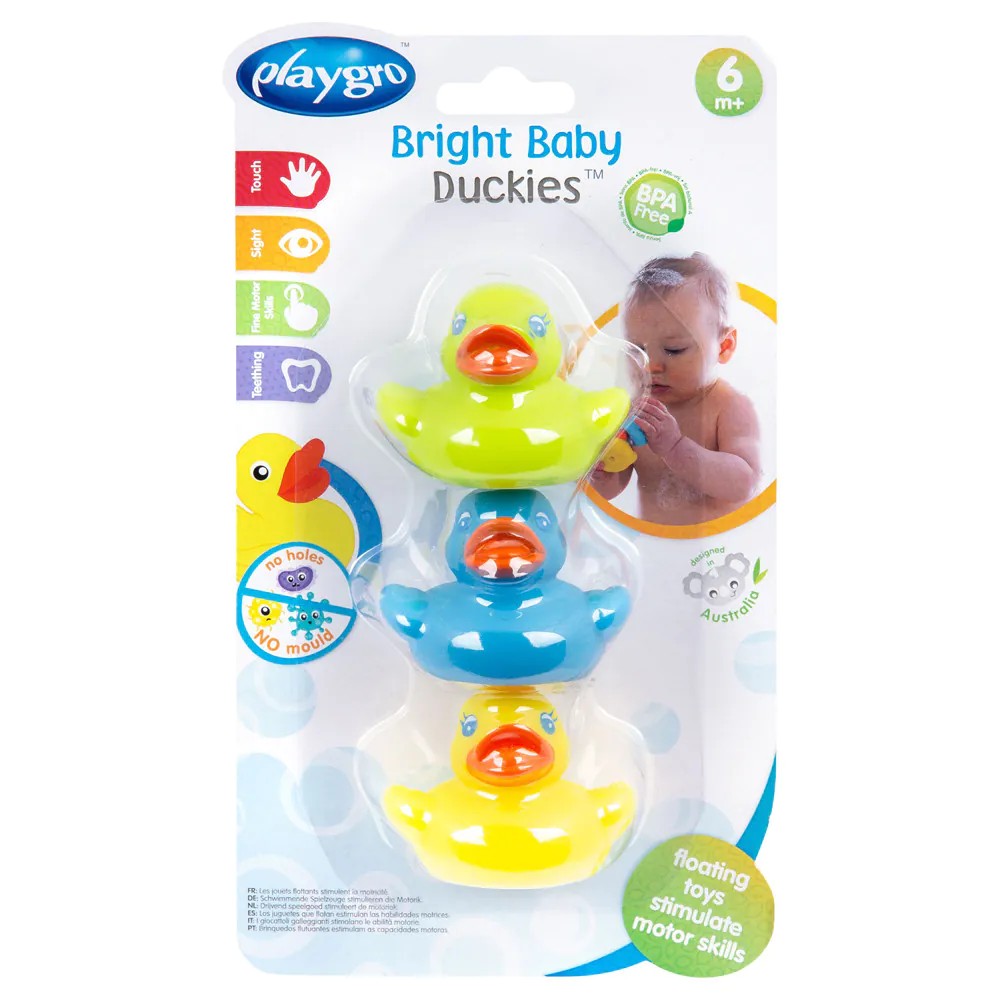 Jucarie bebelusi set 3 ratuste pentru baie PlayGro - poza 2