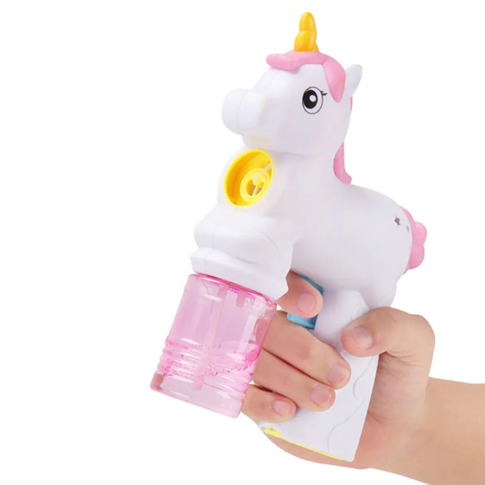 Jucarie Blaster Unicorn pentru baloane de sapun Wanna Bubbles - poza 3