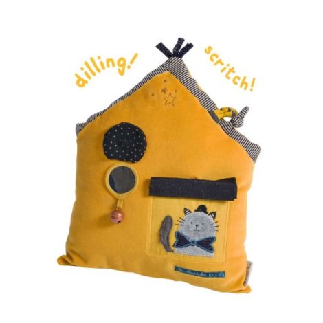 Jucarie cu activitati, perna model casa, moulin roty - poza 5