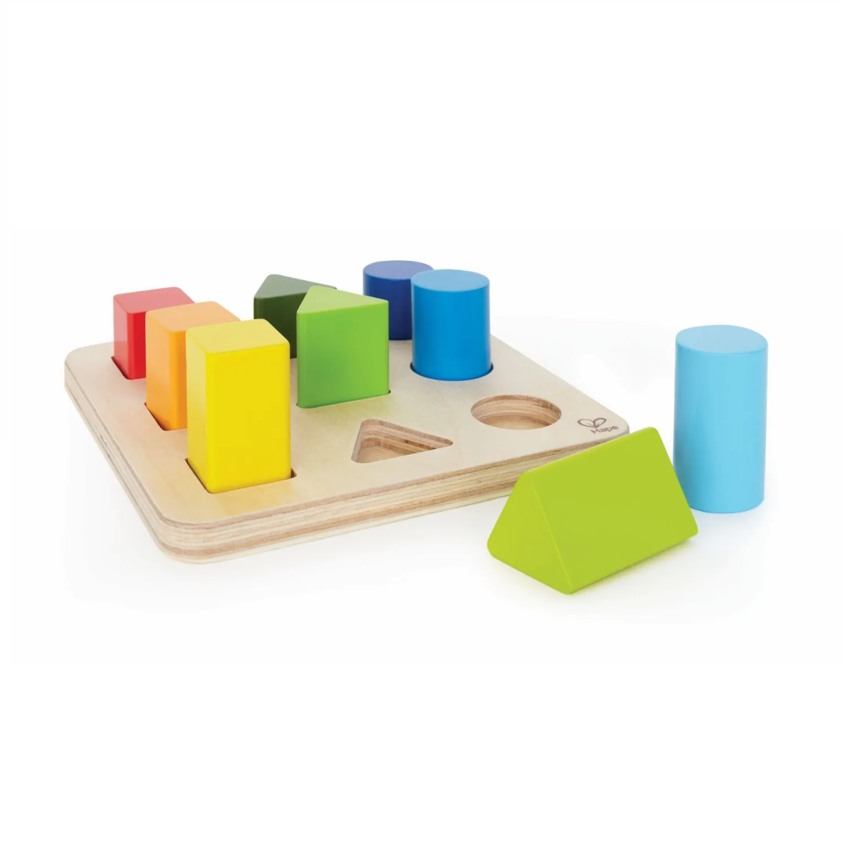 Jucarie cu forme geometrice de sortare Hape 9 piese - poza 1