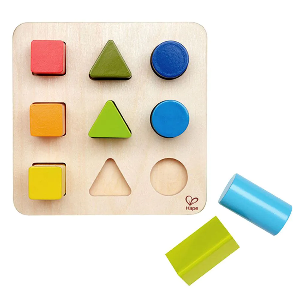 Jucarie cu forme geometrice de sortare Hape 9 piese - poza 3