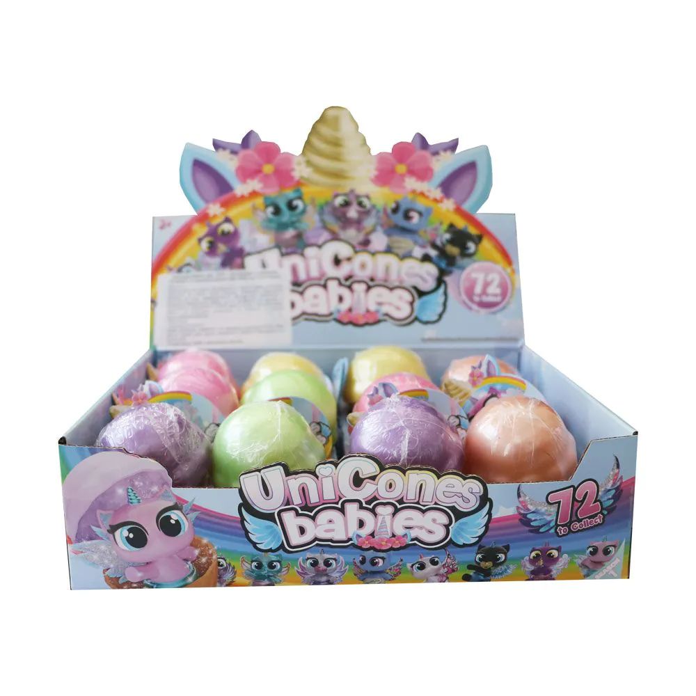 Jucarie cu mini figurina unicorn surpriza Unicones Baby - poza 1