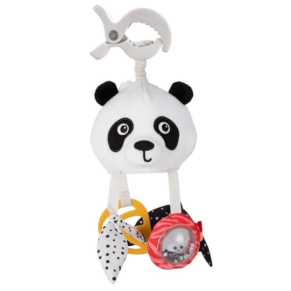 Jucarie de agatat la carucior Canpol Babiesboo Travel Mobile Urs Panda - poza 1