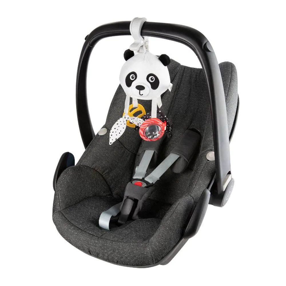 Jucarie de agatat la carucior Canpol Babiesboo Travel Mobile Urs Panda - poza 4