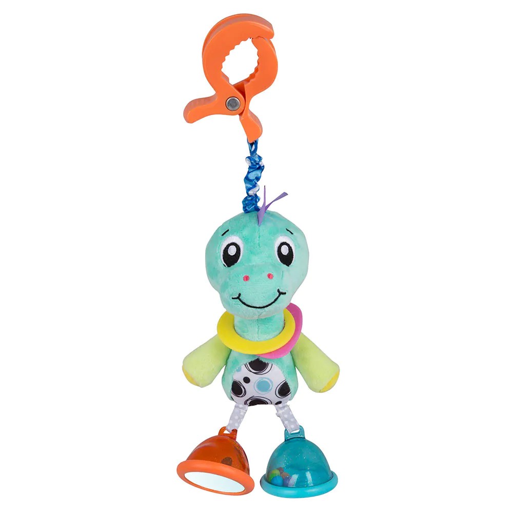 Jucarie de agatat la carucior PlayGro Dinozaurul Denny 0 luni+ - poza 1