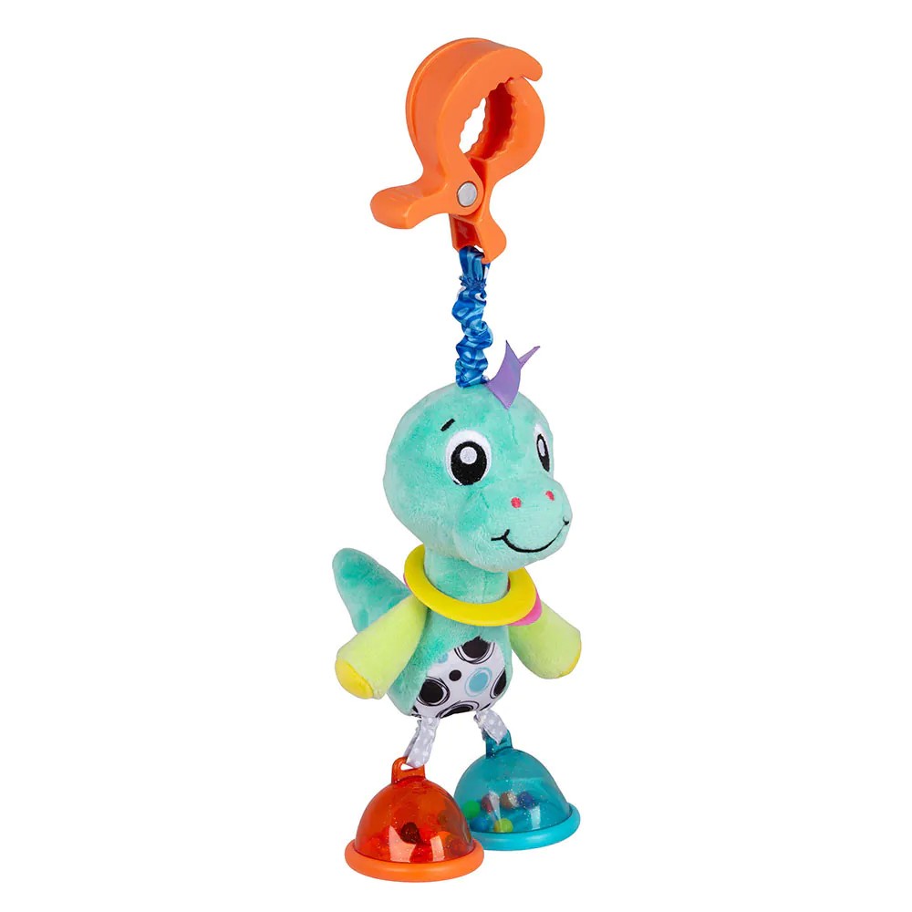 Jucarie de agatat la carucior PlayGro Dinozaurul Denny 0 luni+ - poza 2