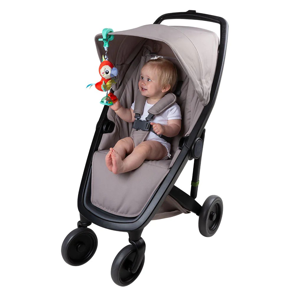 Jucarie de agatat la carucior PlayGro papagal 0 luni + - poza 3