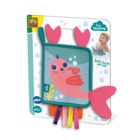 Jucarie de baie - Carte din neopren cu cozi - poza 1
