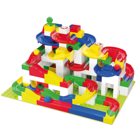 Jucarie de construit pentru copii Marble Run Hubelino (213 piese) - poza 1