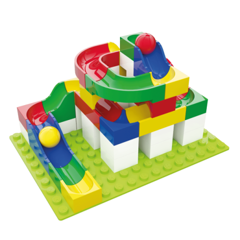 Jucarie de construit pentru copii Marble Run Hubelino (45 piese) - poza 1