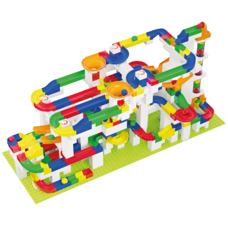 Jucarie de construit pentru copii Marble Run Hubelino (585 piese) - poza 3