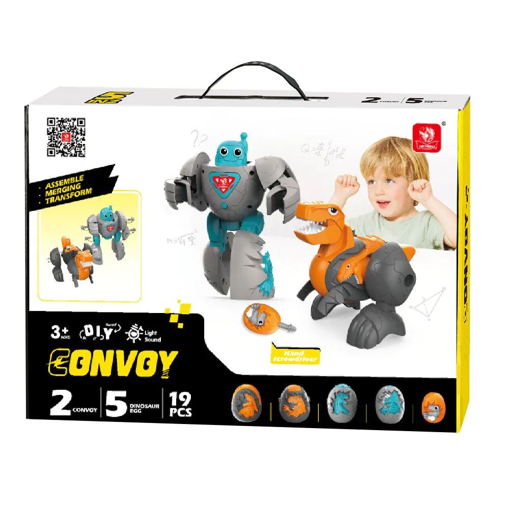 Jucarie de construit Robot si Dinozaur - poza 2