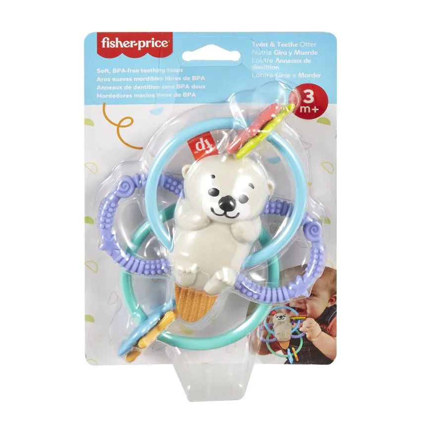 Jucarie de dentite Fisher Price Vidra - poza 2