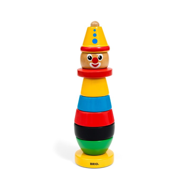 Jucarie de lemn de stivuit Brio Stacking Clown - poza 1