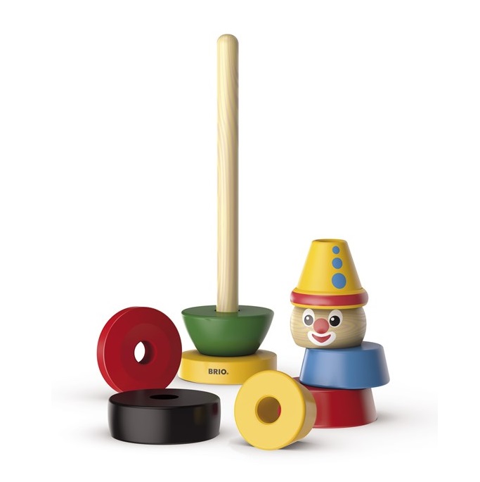 Jucarie de lemn de stivuit Brio Stacking Clown - poza 3