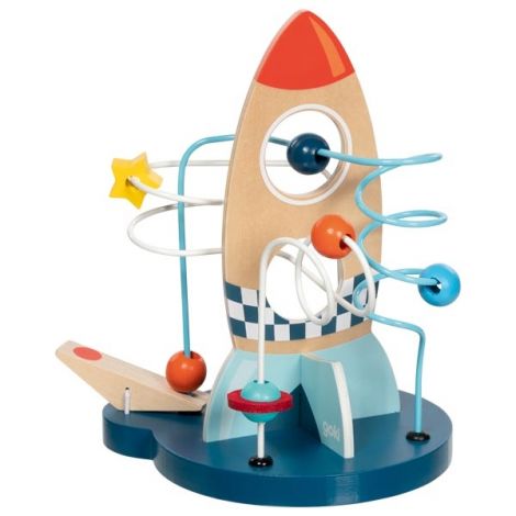 Jucarie de motricitate pentru bebelusi Racheta Orbit 21 cu catapulta - poza 1