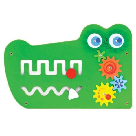 Jucarie de perete multifunctional XXL, Crocodil (187 cm) - poza 3