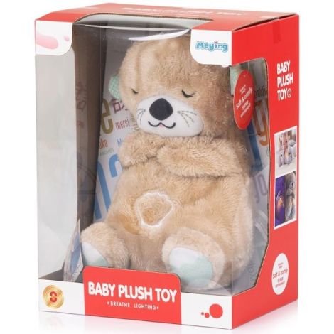 Jucarie de plus calmanta care respira Chipolino cu lumini si melodii Otter - poza 2