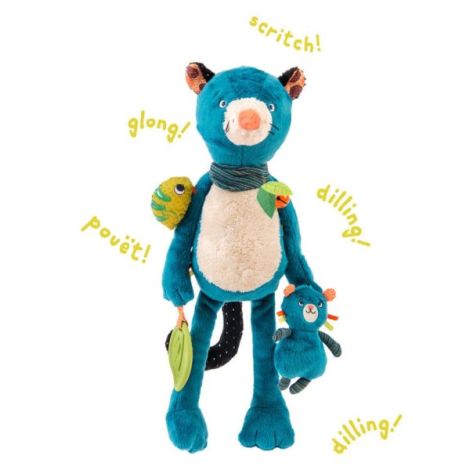 Jucarie de plus cu activitati, pantera zimba, moulin roty - poza 4