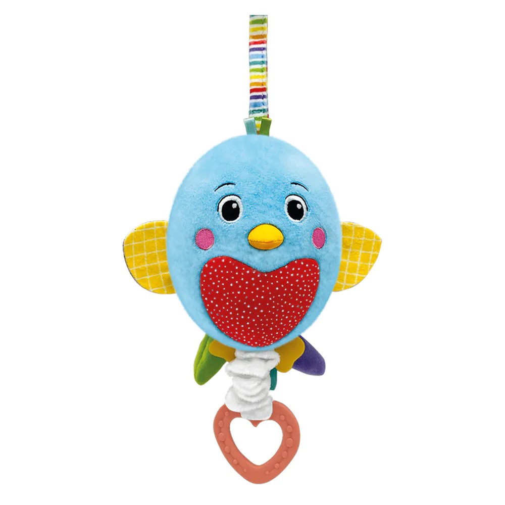Jucarie de plus cu sunete Clementoni Baby Soft Bird - poza 1
