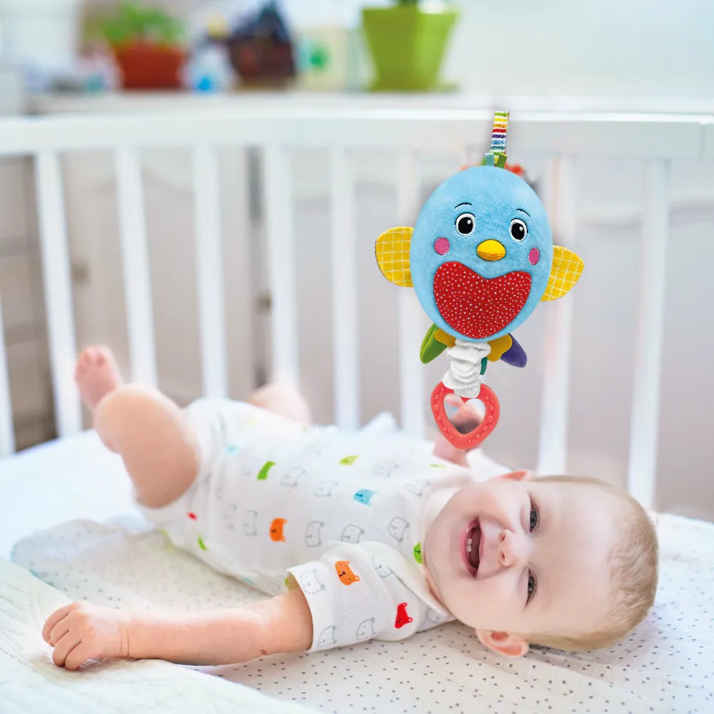 Jucarie de plus cu sunete Clementoni Baby Soft Bird - poza 4