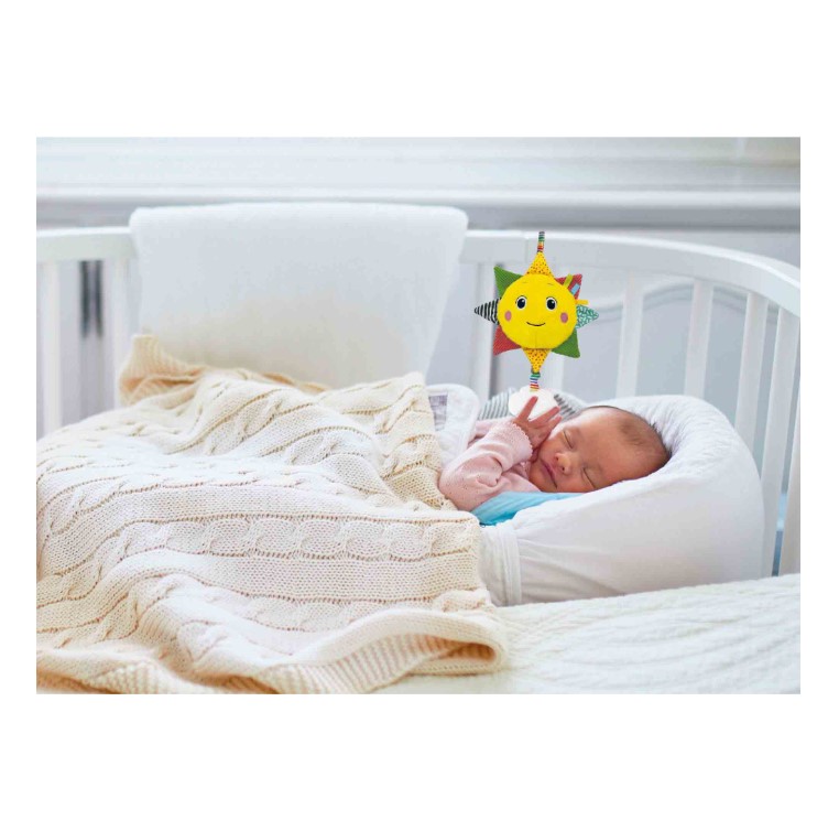Jucarie de plus cu sunete Clementoni Baby Soft Sun - poza 3