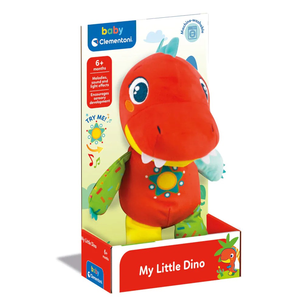 Jucarie de plus cu sunete Clementoni Baby T-Rex - poza 2