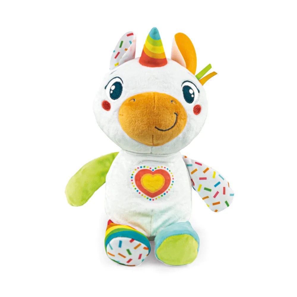 Jucarie de plus cu sunete Clementoni Baby Unicorn - poza 1