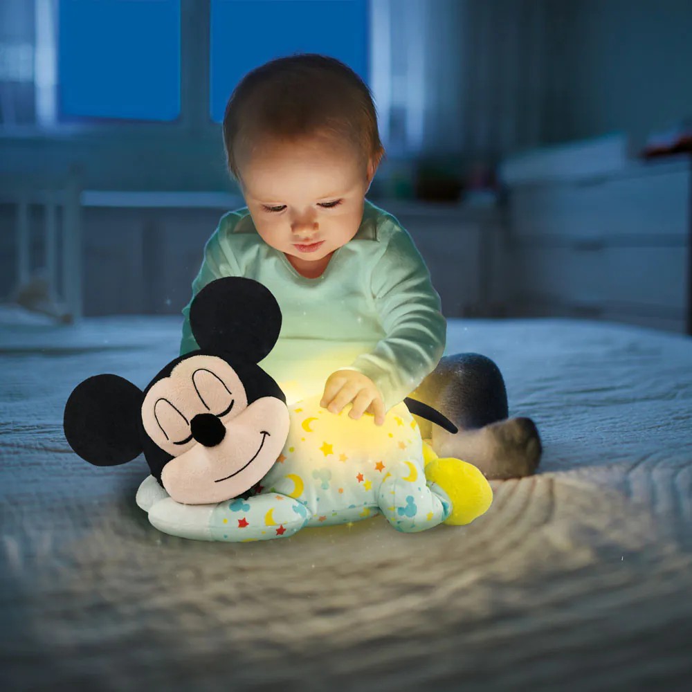 Jucarie de plus cu sunete si lumina de veghe Clementoni Disney Mickey - poza 3