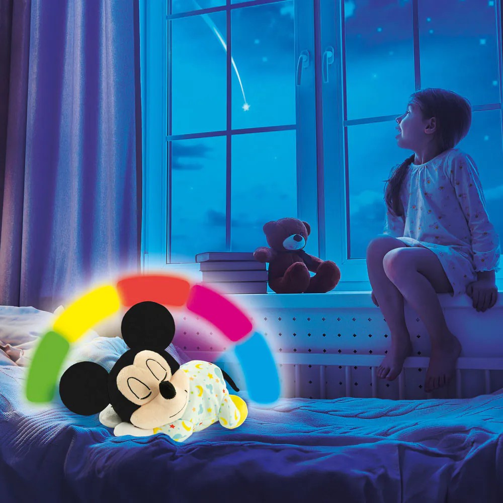 Jucarie de plus cu sunete si lumina de veghe Clementoni Disney Mickey - poza 5
