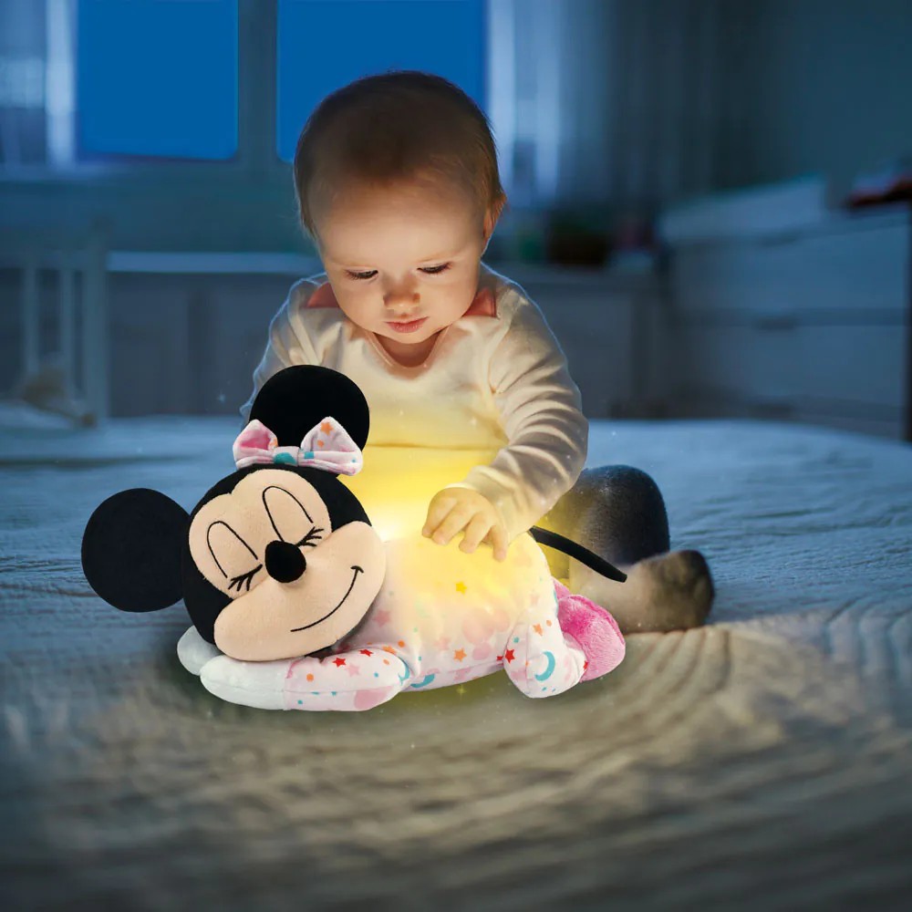 Jucarie de plus cu sunete si lumina de veghe Clementoni Disney Minnie - poza 2