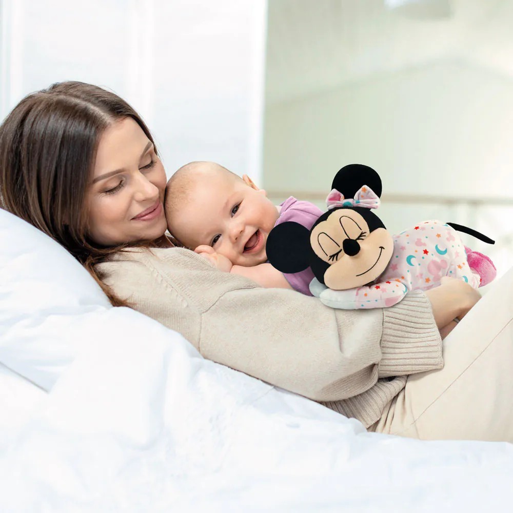 Jucarie de plus cu sunete si lumina de veghe Clementoni Disney Minnie - poza 3