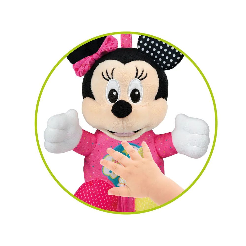 Jucarie de plus cu sunete si lumini Clementoni Baby Minnie Mouse - poza 3