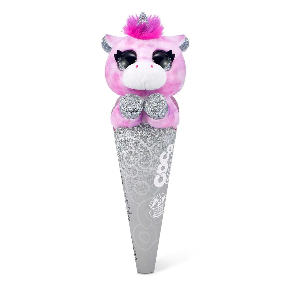 Jucarie de plus cu surpriza in cornet Zuru Coco Cones Fantasy - poza 2