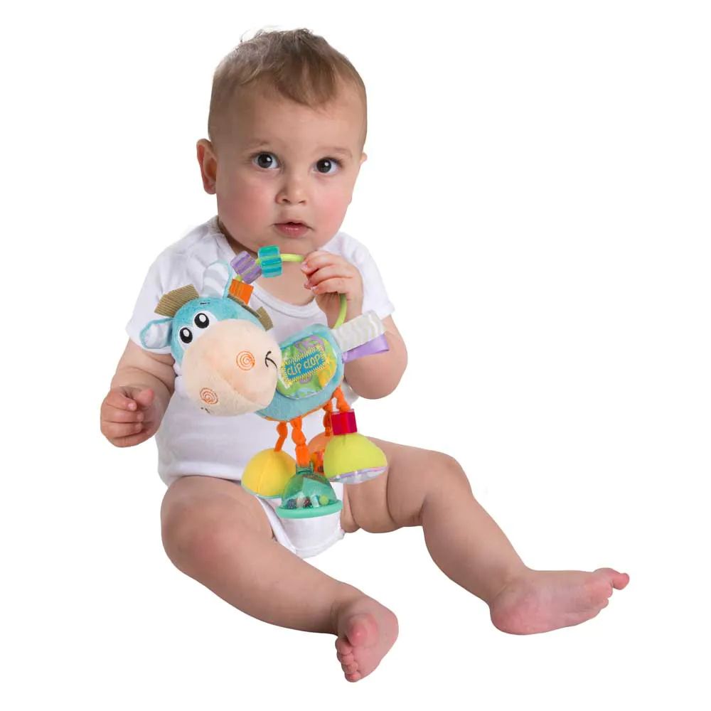 Jucarie de plus cu zornaitoare pentru bebelusi Playgro Calut - poza 4