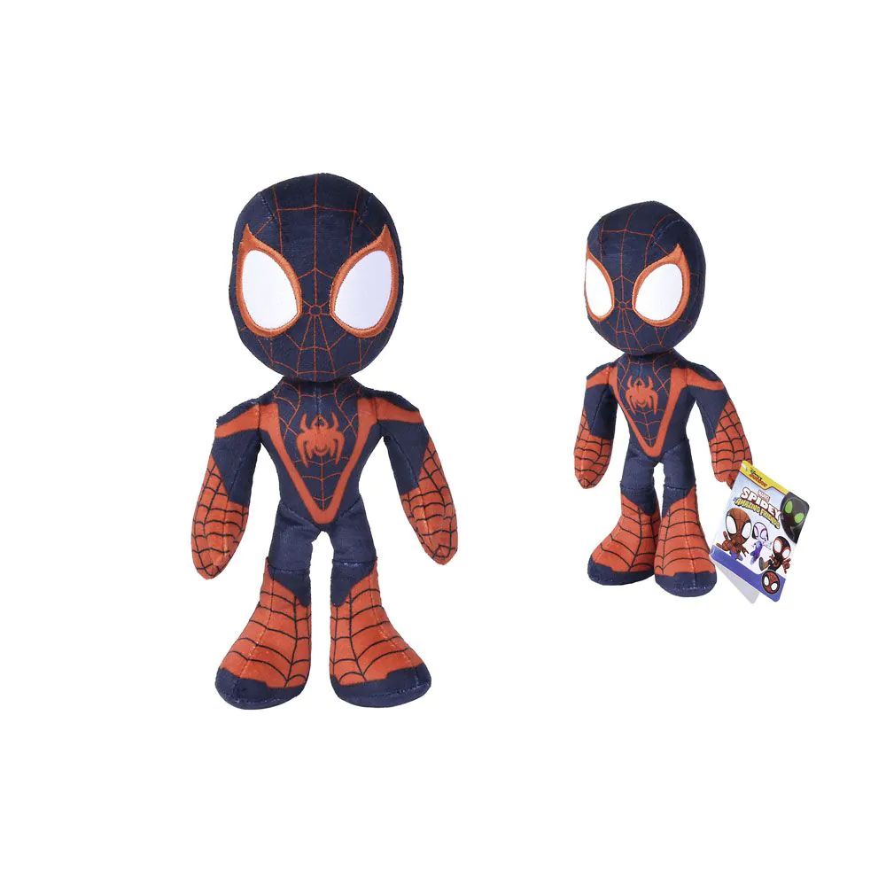 Jucarie de plus Disney Junior Spidey And His Amazing Friends Miles Morales 25 cm - poza 2