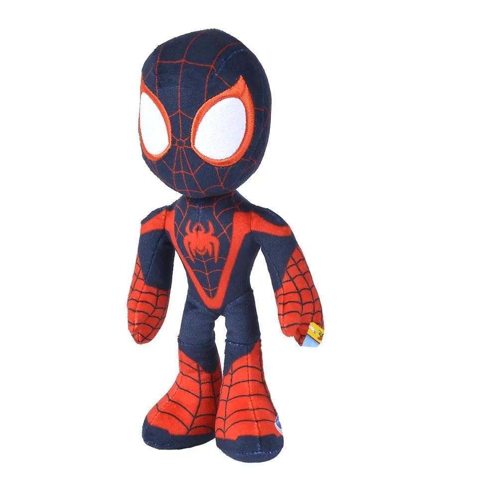 Jucarie de plus Disney Junior Spidey And His Amazing Friends Miles Morales 25 cm - poza 3