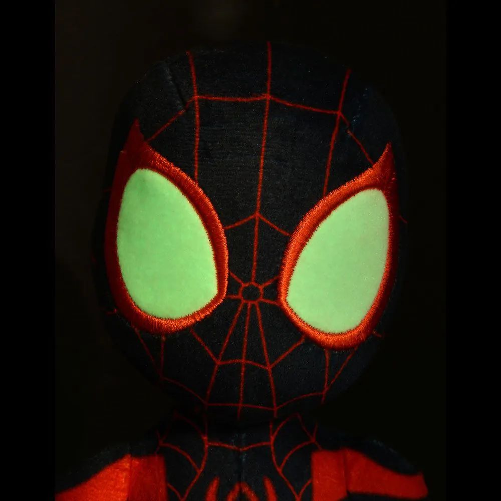 Jucarie de plus Disney Junior Spidey And His Amazing Friends Miles Morales 25 cm - poza 4