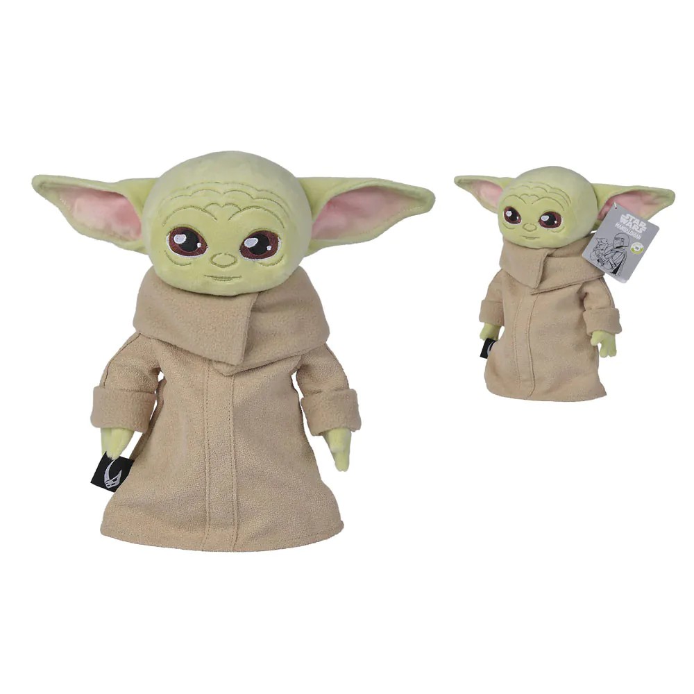 Jucarie de plus Disney Mandalorian Baby Yoda 28 cm - poza 3
