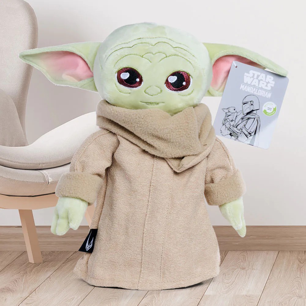 Jucarie de plus Disney Mandalorian Baby Yoda 28 cm - poza 4