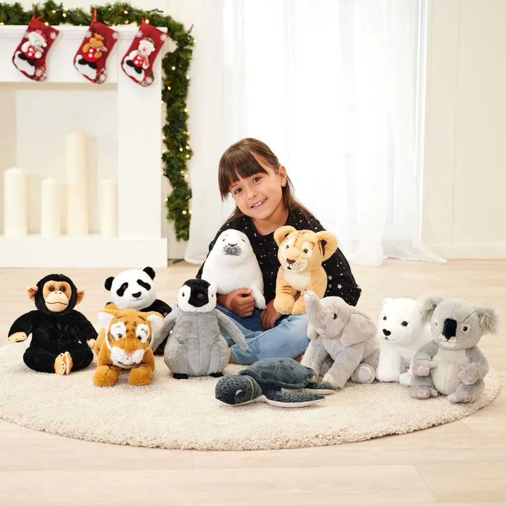 Jucarie de plus elefant National Geographic 25 cm - poza 4
